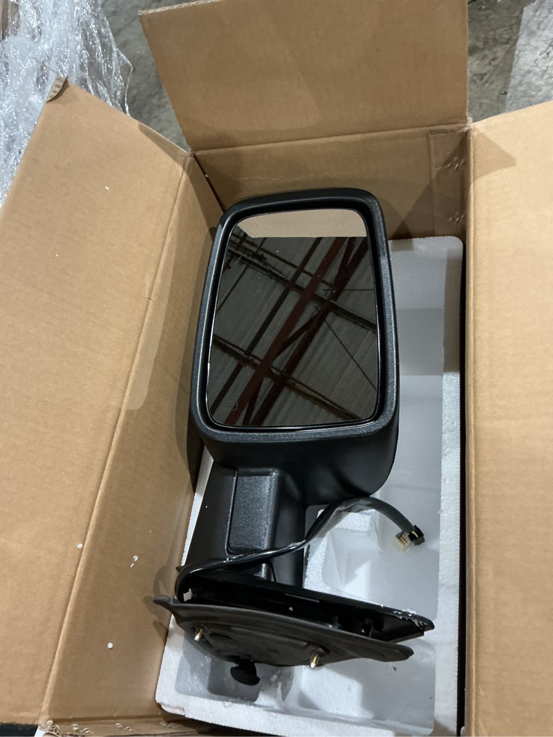 Condition photo showing As Is for similar towing left side mirror | twm-013-t888-bk-sm | powered heated new | dna motoring