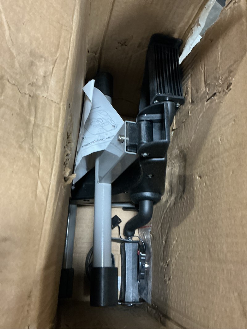 Condition photo showing As Is for Under Desk Exercise Bike Pedal Exerciser – Mini Stationary Cycle with Adjustable Resistance, Calorie Tracker & Foldable Design – Compact Pedal Machine for Home, Office, or Physical Therapy by Wakeman