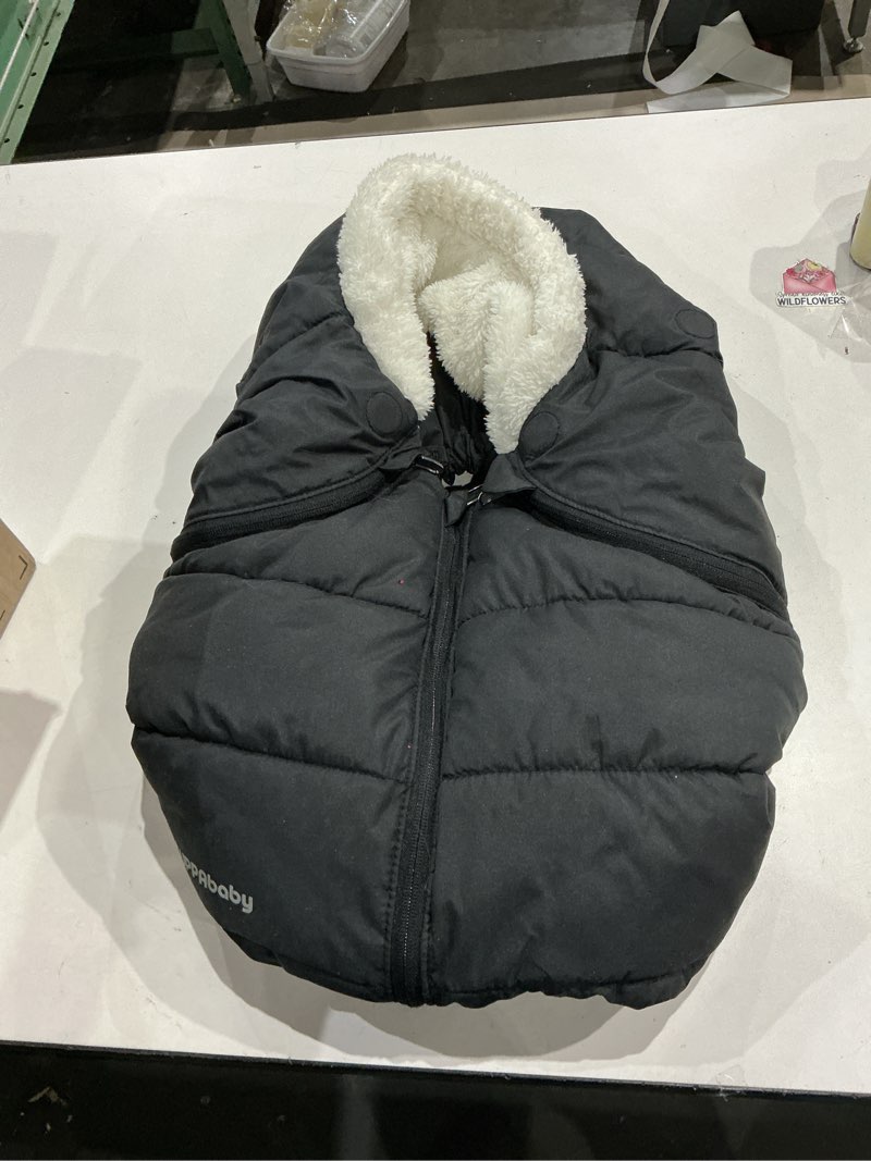 Condition photo showing Good Condition for uppababy cozyganoosh for aria and mesa infant car seat carriers/easily attaches to aria, mesa, mesa v2, mesa max/ultra-plush, weather-proof/charcoal