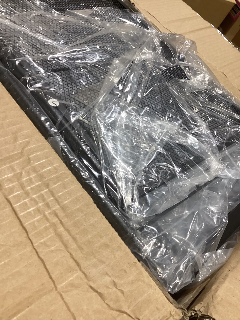 Condition photo showing New/Like New for 5-Tier Coffee Bar Cabinet & Microwave Stand with Storage, 2 Doors, 4 S-Hooks Kitchen Appliance Bakers Rack for Spices, Pots,Coffee Station for Small Spaces,Living Room,Entryway,Black