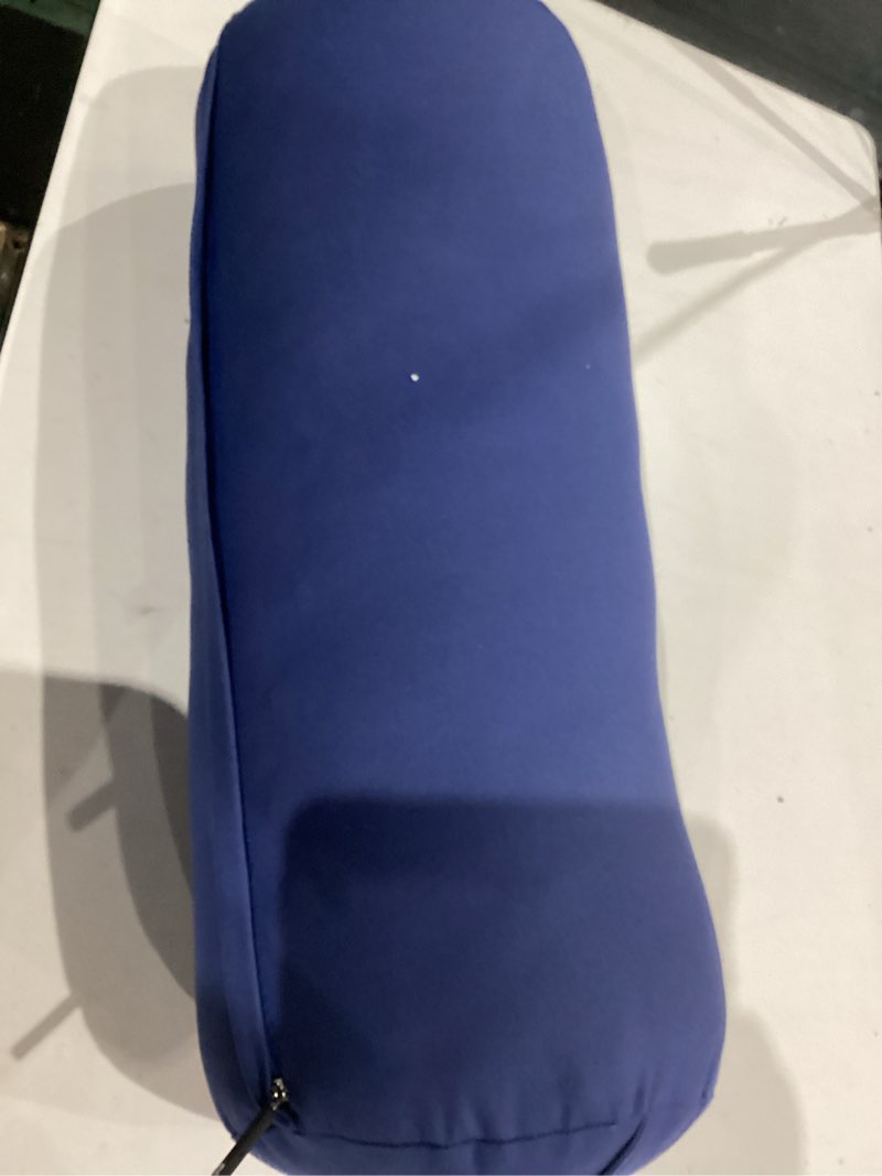 Condition photo showing Good Condition for (similar to not exact )bookishbunny memory foam cylinder bolster roll pillow 6\" x 12\" (navy)