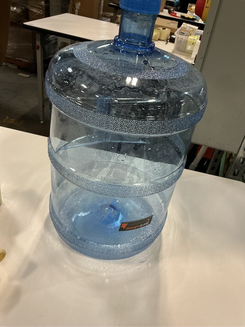 Condition photo showing As Is for Water Container Large Capacity Water Bucket Jug Large Capacity Bottle Outdoor Jug