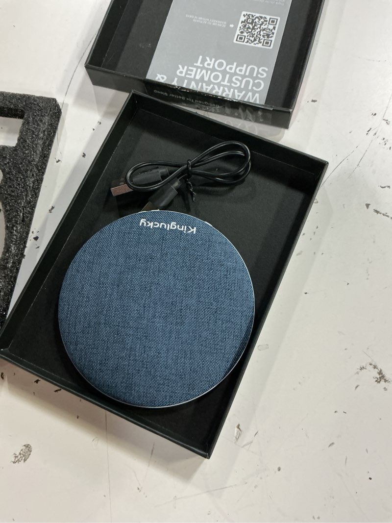 Condition photo showing Good Condition for kinglucky x50 pillow speaker for sleeping, built-in white noise sound machine pink noise for sleeping, auto-off timer portable bluetooth speaker under pillow rechargeable for side sleeper, blue