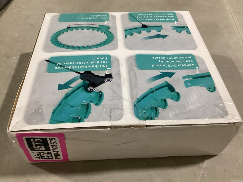 Condition photo showing Good Condition for Infinity Weighted Hoop with 32 Links(62 Inch),Weighted Hoop for Adults Weight Loss, Infinity Fitness