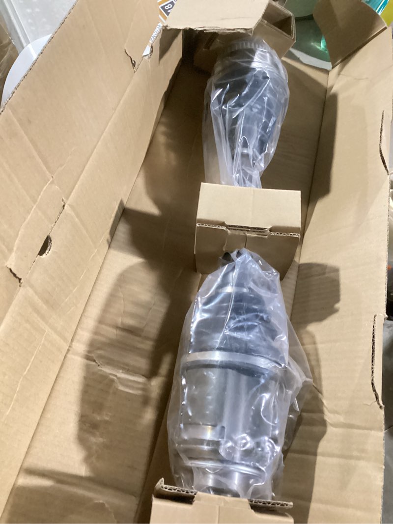 Condition photo showing New/Like New for detroit axle - 2.4l front cv axle shaft assembly for 2010-2016 chevy equinox gmc terrain - 2pc set