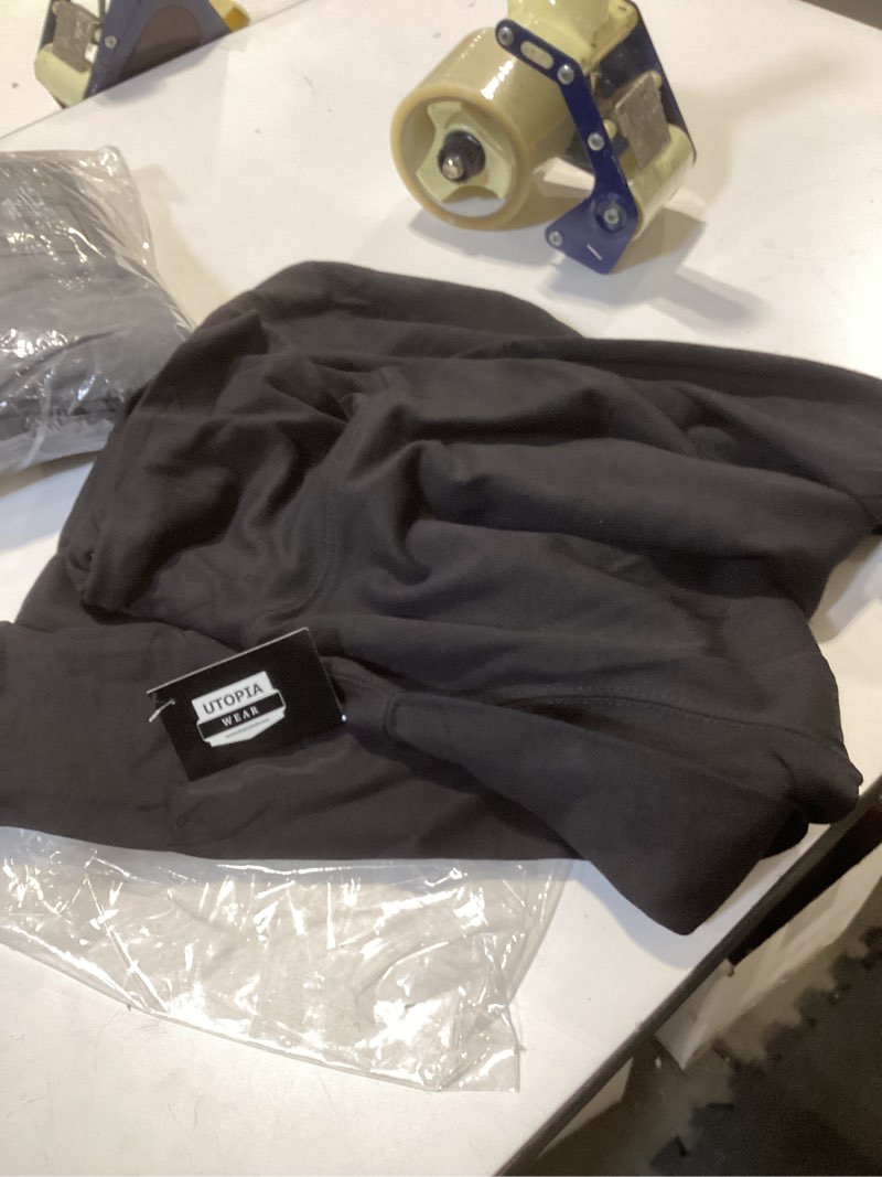 Condition photo showing New/Like New for small utopia wear premium cotton blend knitted turtleneck men t-shirt pullover sweater black