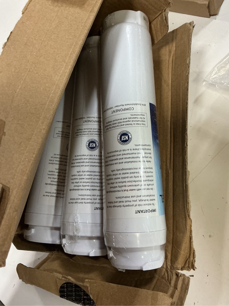 Condition photo showing Good Condition for 11034152 water filter replacement fit bosch thermador ultra-clarity 644845 replfltr10 borplftr10 9000-077104 9000194412 b26ft70sns b22cs80sns, water filter cartridge 3 packs setfeel