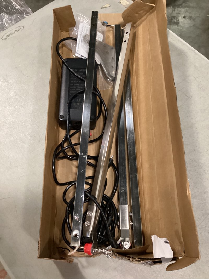 Condition photo showing As Is for adjustable 2ft - 4ft hot wire foam cutter with multi-heat power supply, foam wire cutter with extra cutting blades, for styrofoam/eifs/xps/eps, easy to use