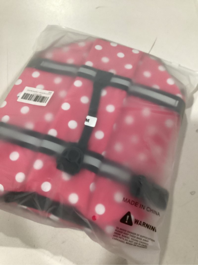 Condition photo showing Good Condition for HAOCOO Dog Life Jacket Vest Saver Safety Swimsuit Preserver with Reflective Stripes/Adjustable Belt Dogs?Pink Polka Dot,M Medium Pink Polka Dot