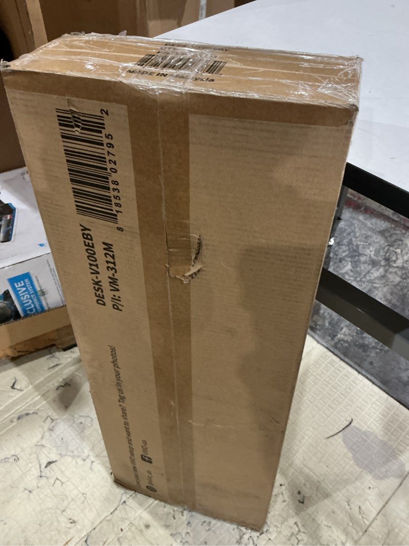 Condition photo showing New/Like New for vivo electric stand up desk frame workstation, frame only with 220 lbs capacity, brushless motor standing height adjustable legs with memory controller, black, desk-v100eby black 6-button controller - brushless motor