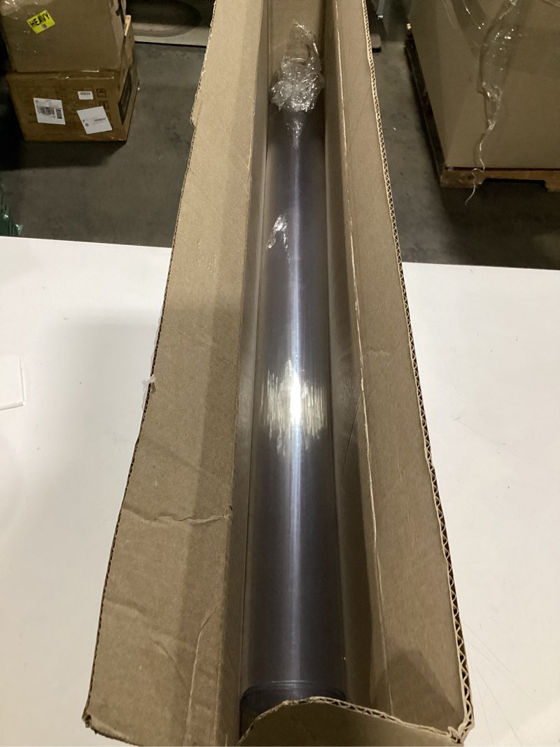 Condition photo showing Good Condition for 36"X54"Crystal PVC Table Cover Protector, Waterproof PVC Tablecloth, 2MM Thickened Protector for Table, Desk, Coffee Table, Workbench,Dresser, TV Stand, Counter 54" x 36" Clear 2mm