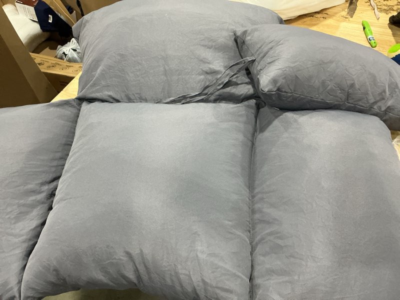 Condition photo showing Good Condition for hanging basket chair cushions, egg chair cushion ?egg chair cushion replacement, outdoor swing chair seat cushion replacement cover, washable thicken hanging hammock chair cushion only, waterproof sun gray