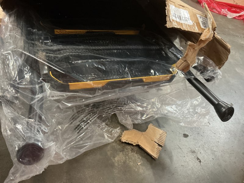 Condition photo showing As Is for KINGRACK 5 Step Ladder with Tool Platform, Folding Step Stool with Handrails, Sturdy Steel Ladder with Wide Pedal, 800 LBS Portable Safety Ladder for Adults Painting Home Outdoor Garage 5-Steps with tool tray