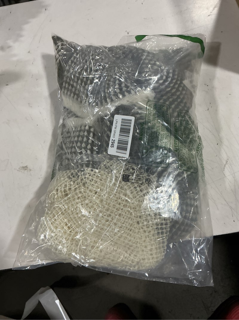 Condition photo showing Good Condition for miulee waffle bathroom runner rugs, super absorbent non slip bath rug, soft quick dry washable boho large bath mat with tassels for hallway laundry room bedroom, 2'x5' (24"x60"), green & cream green & cream 24''x60''