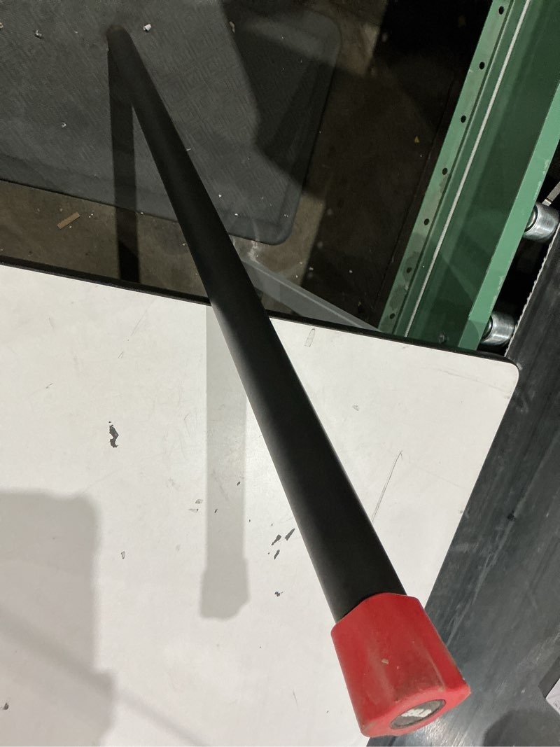 Condition photo showing As Is for balancefrom 25lb weighted workout bar