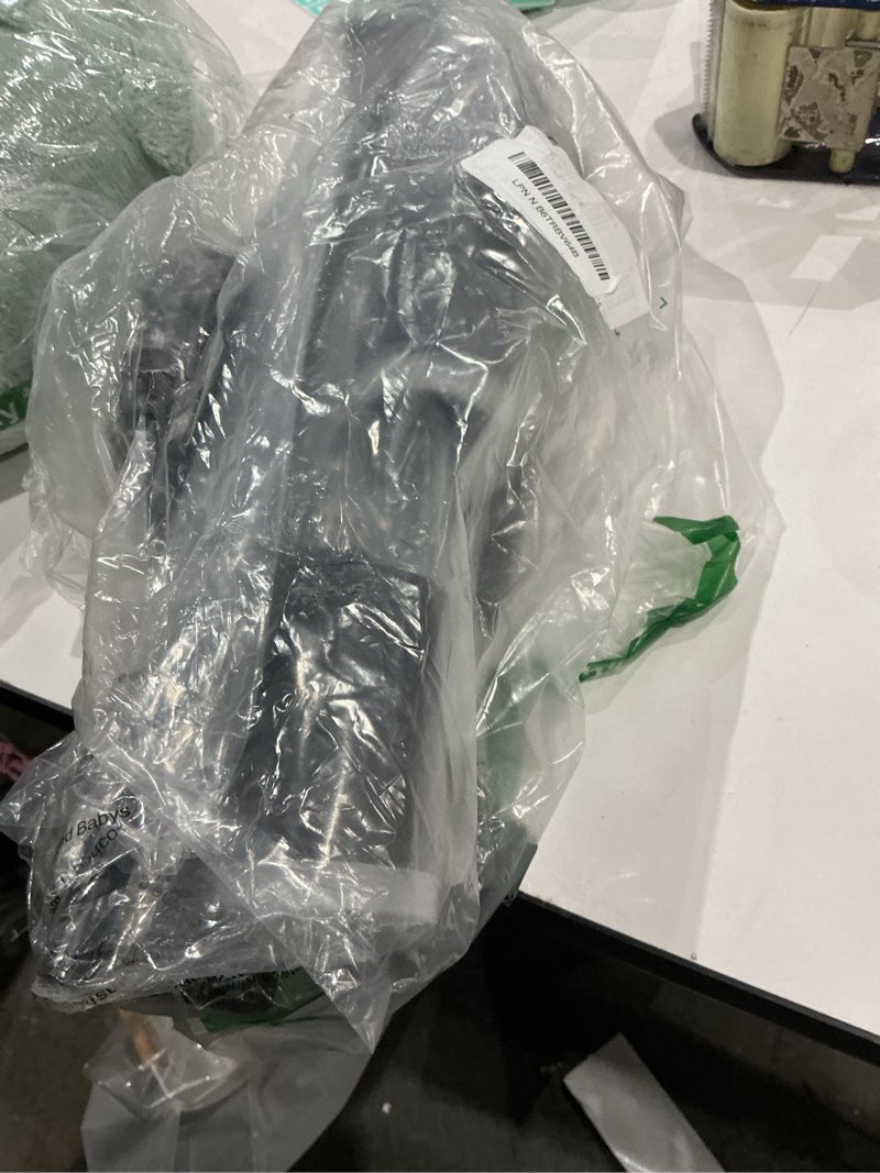 Condition photo showing As Is for Bojim 6 Light Black Track Lighting Kit, Modern LED Track Lighting Fixtures Ceiling, Flexibly Rotatable LED Light Head with Acrylic Ring, Kitchen Ceiling Track Light (GU10, Bulbs Not Included) Black 6 Light(Ceiling Mount)