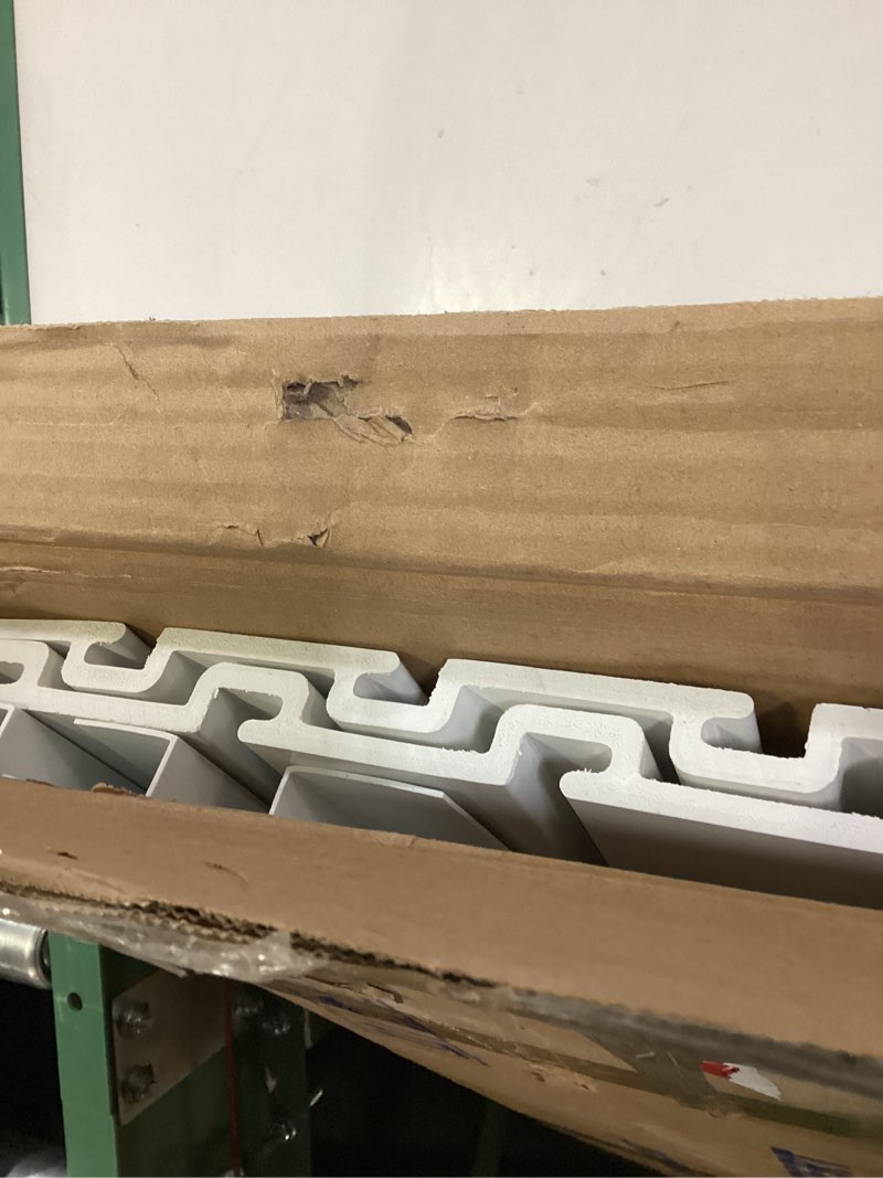 Condition photo showing Good Condition for VEVOR Slat Wall Paneling, 4 x 4 ft, MDF Garage Slatwall with Modular Design, White Slat Wall Easy-to-Install Adjustable Slatwall Panel with Coupling Structure & DIY Cutting, Fits for Storage & Display Fiberboard White similar 