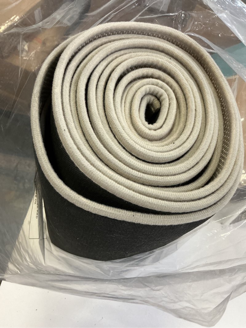 Condition photo showing As Is for IOHOUZE Washable Runner Rug 2x6 Non Slip Runners for Hallways Entryway Runner Indoor, Kitchen Rugs Woven Cotton Floor Carpet for Kitchen Hall Entrance Bedroom, Beige/Khaki 2' x 6' (Runner) Beige/Khaki