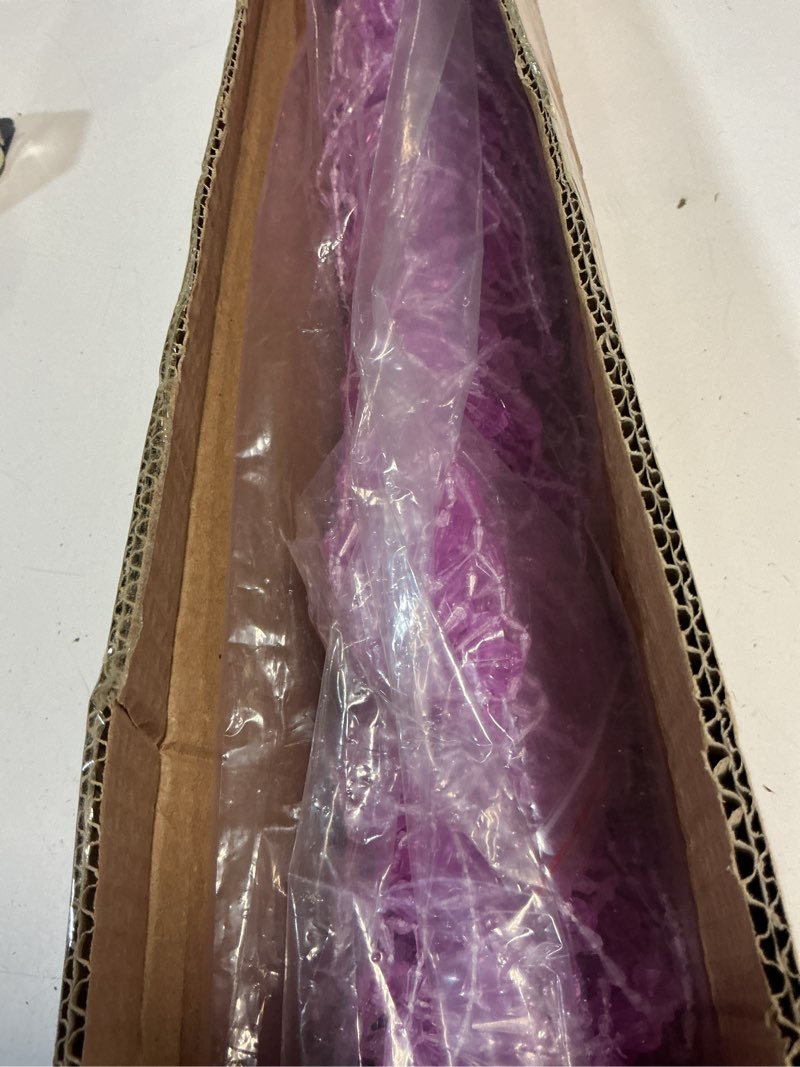 Condition photo showing Good Condition for crystal beaded curtain 35.5 x 79 inches 45 strands acrylic hanging door beads string curtain room divider for doorway window living room bedroom decor, wave pattern - pink 35.5"w x 79"l (pack of 1) pink