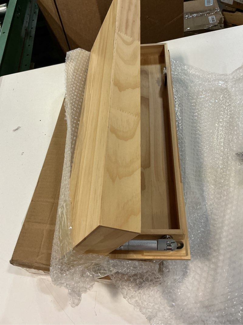 Condition photo showing Good Condition for magic flap hidden shelf with secret compartment, wall mounted floating shelf with concealed storage drawer, hidden compartment shelf for home office living room, natural