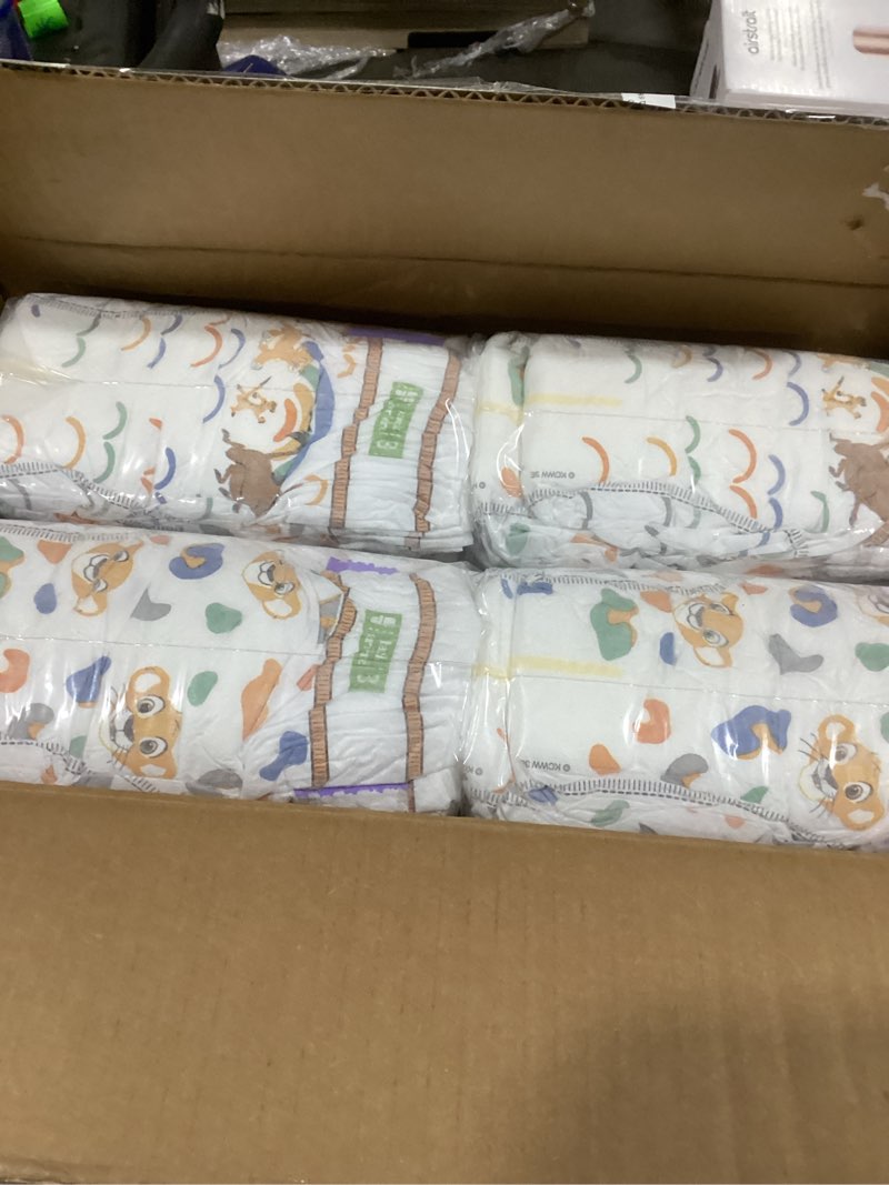 Condition photo showing New/Like New for Huggies Size 3 Diapers, Little Movers Baby Diapers, Size 3 (16-28 lbs), 136 Count, Packaging May Vary Size 3 136