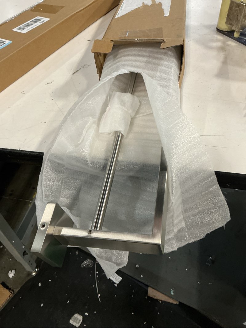 Condition photo showing Good Condition for Alise Double Towel Bar, 24" SUS304 Stainless Steel Towel Racks for Bathroom, Heavy Duty Towel Rack Wall Mounted, Modern Bath Towel Holder, Brushed Nickel Double 24 Inch Brushed Nickel