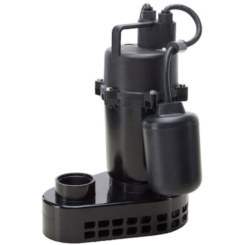 utilitech 1/3-hp 115 -volt 40-gallon aluminum submersible sump pump