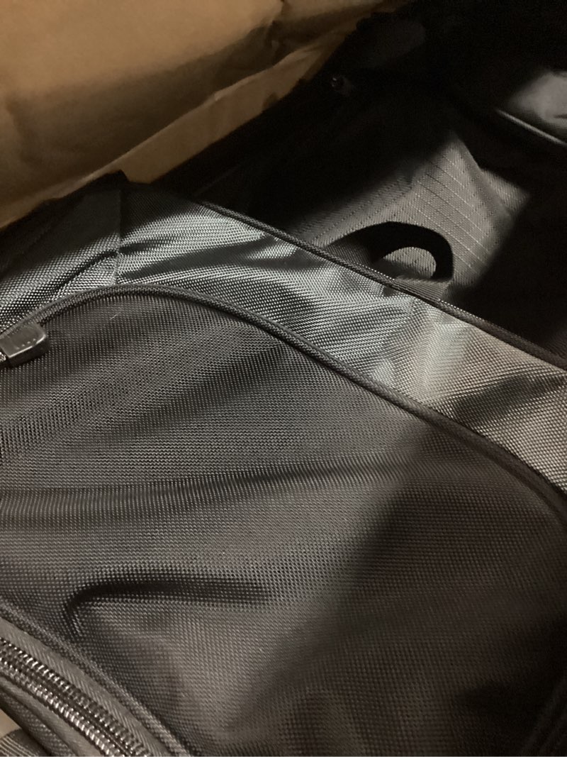 Condition photo showing Good Condition for Amazon Basics 30-Inch Large Rolling Duffle Bag with Wheels and Handle, Travel Duffle Bag with Durable Ripstop Polyester Material, 2 Layers of Space, Multiple Interior and Exterior Pockets, Black Black 30"