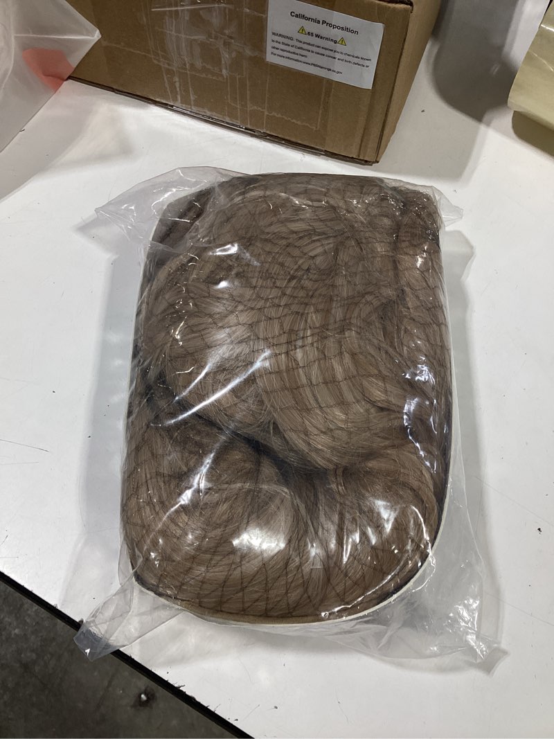 Condition photo showing As Is for (similar to stock) long mixed wig with bang retro bouffant beehive wigs fits 80s costume or halloween party