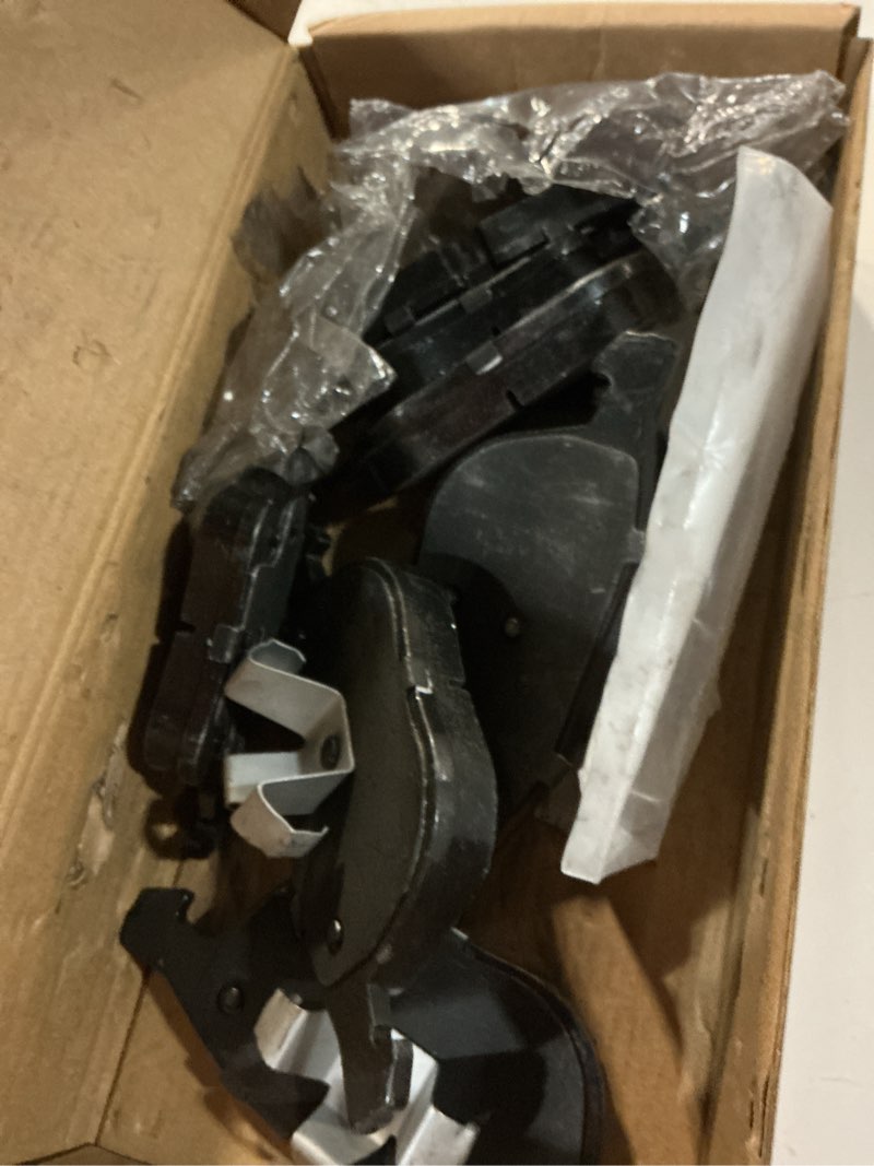 Condition photo showing As Is for d1044 d1665 front and rear disc ceramic brake pads for 2017 2018 2019 ford escape 2.5l,not for awd, 1.5l fwd only,front wheel drive