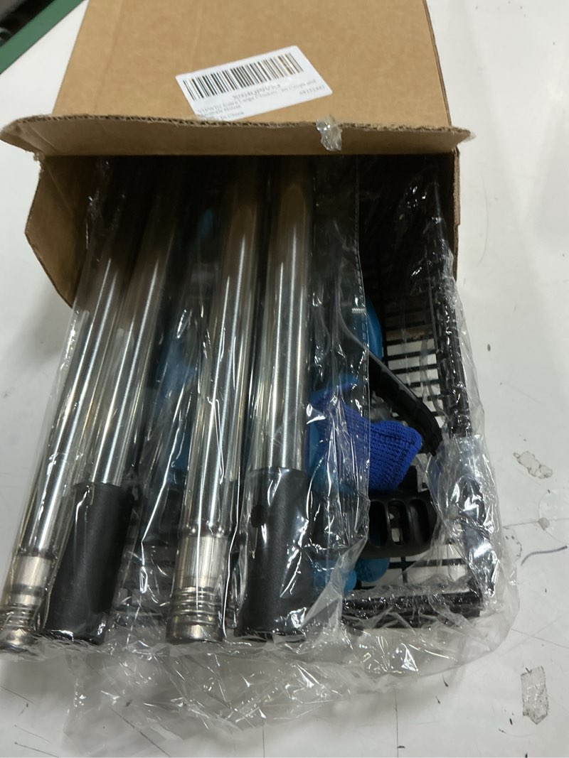 Condition photo showing New/Like New for Chicken Poop Scooper for Sand, Coop Scoop 3 in 1 Rake Function with Fine Sieve Hole, Adjustable Coop Scoop (38" to 68") for Chicken Coops & Pet, Convenient Chicken Poop Scooper for Sand