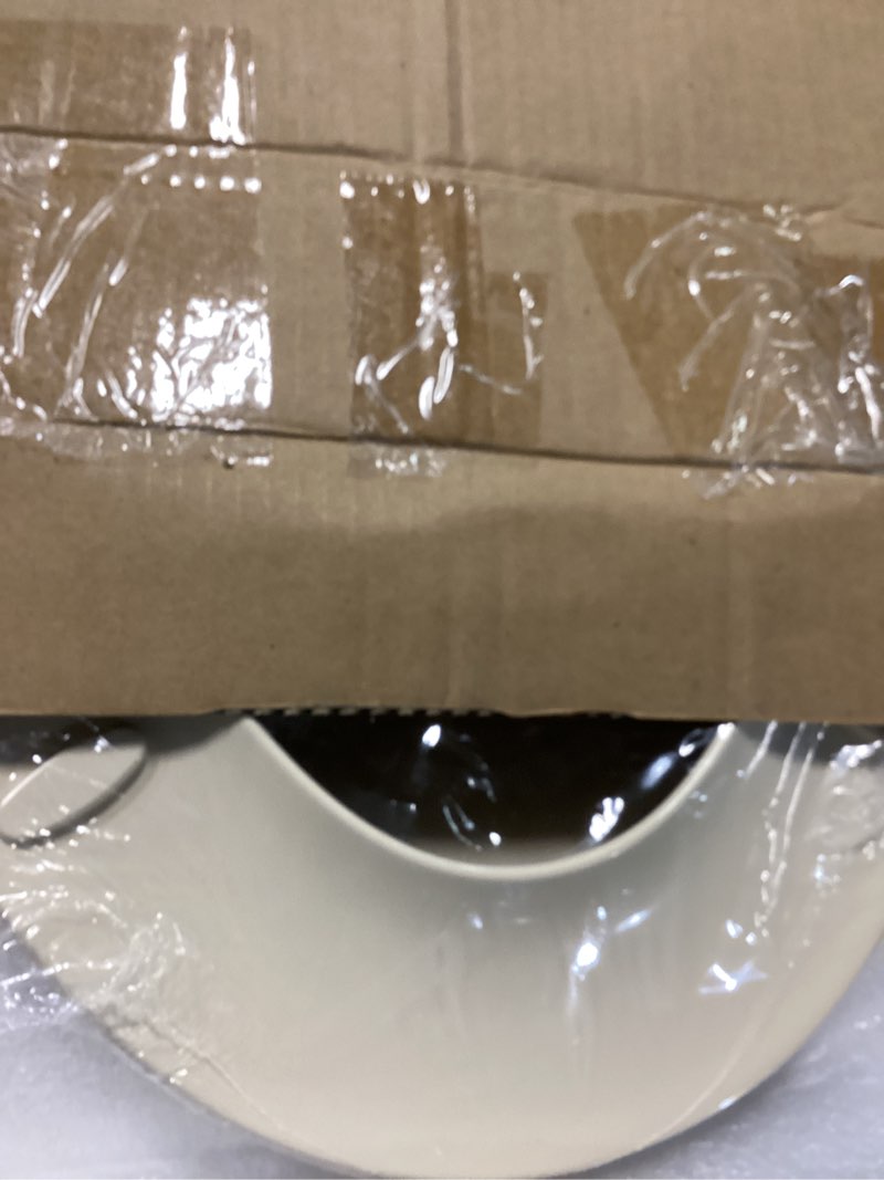 Condition photo showing New/Like New for highcraft premium elongated toilet seat with adjustable hinges - molded plastic toilet seat - fits standard elongated toilets - oval seat in bone/beige elongated bone