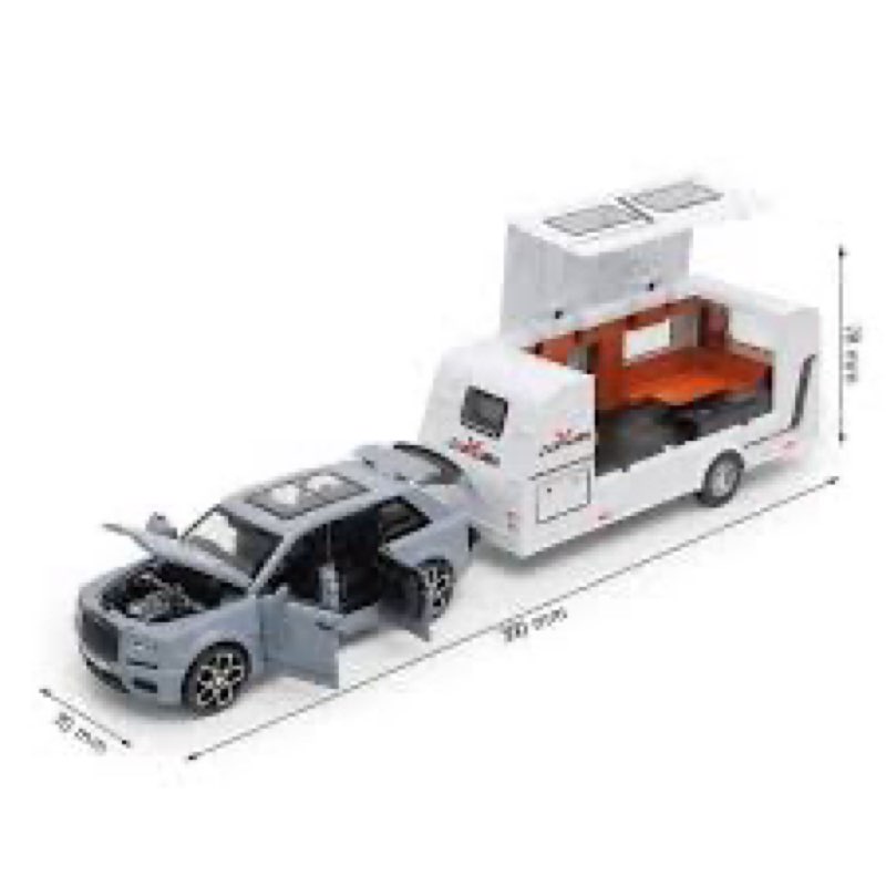 (Similar stock photo) OANMYJJO Car for Boys 1/24 Diecast Cars Y Toy Trailer,Die Cast Metal Y Toy Car,Metal Trailer Toys fo
