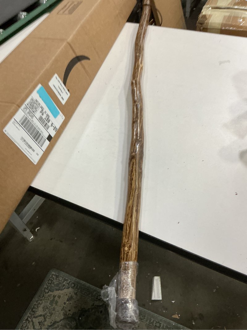 Condition photo showing Good Condition for Brazos Rustic Wood Walking Stick, Ironwood, Traditional Style Handle, for Men & Women, Made in The USA 48 Inch