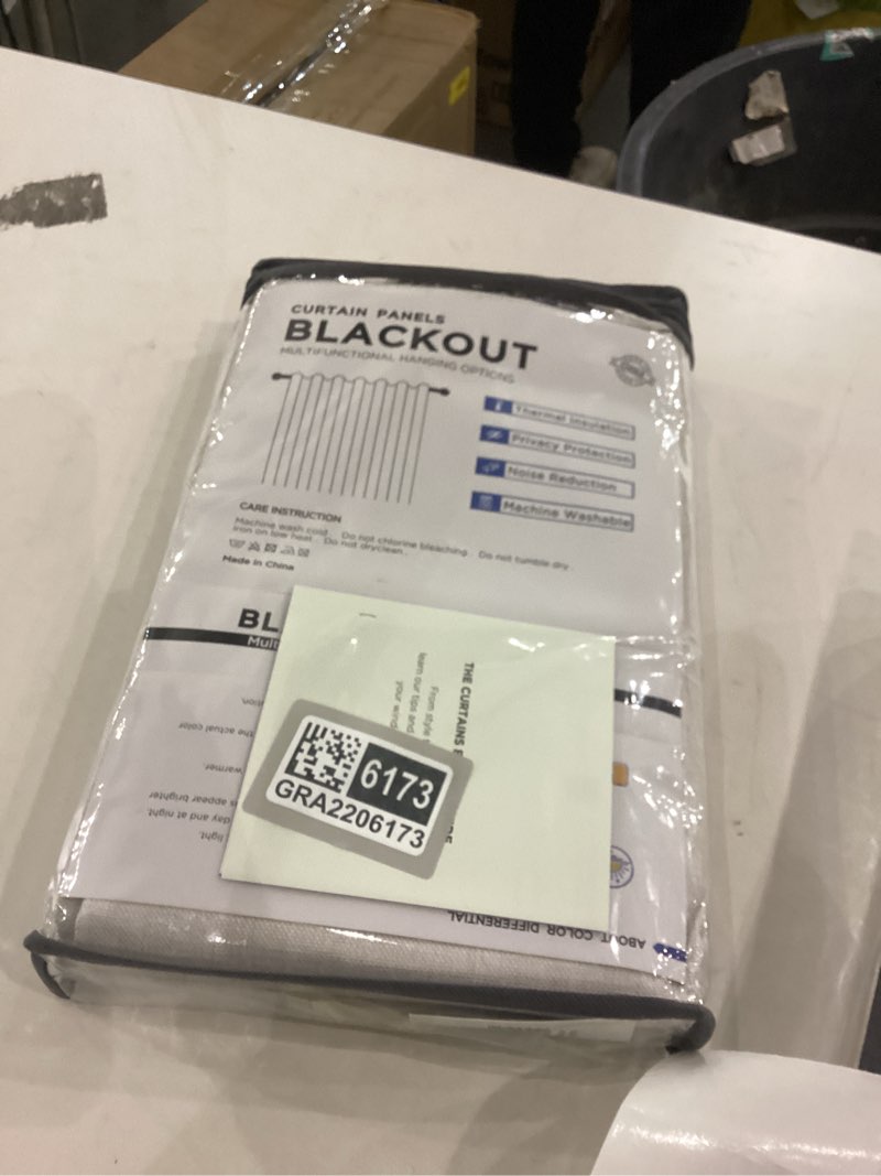 Curtain panels blackout