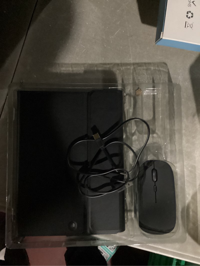 Condition photo showing New/Like New for TUNKARMOR Keyboard Case for iPad mini 5 & Mini 4 7.9 inch - with Mouse and Magnetically Keyboard, Case with Pencil Holder for iPad mini 5th / 4th Generation, Auto Sleep/Wake, Black iPad Mini 4/5 - 7.9 Inch Black