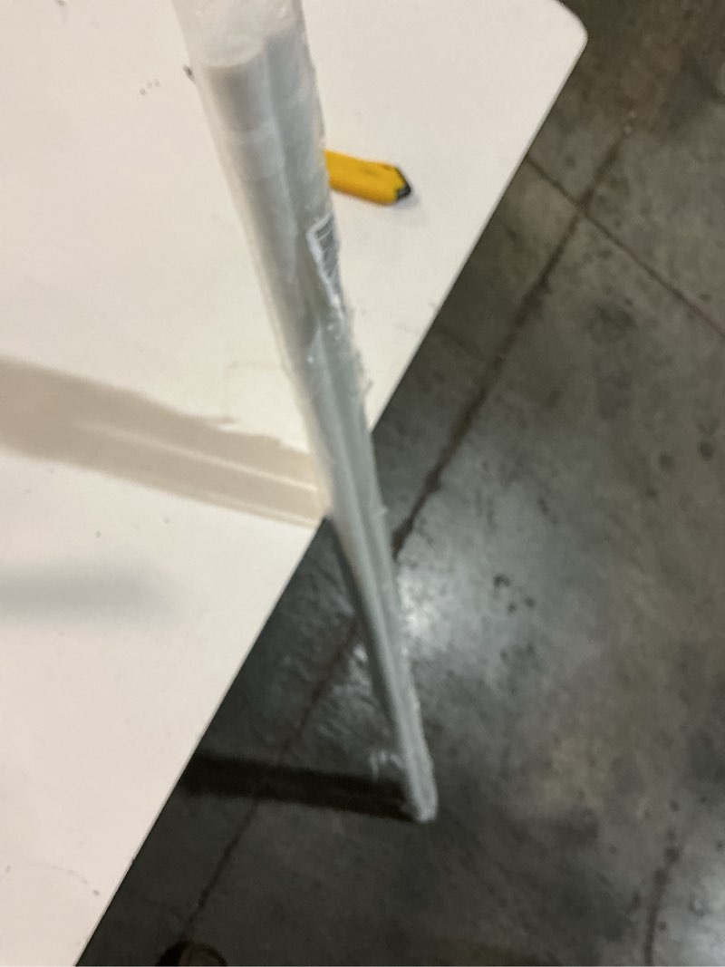 Condition photo showing As Is for 2 Pack Spring Tension Curtain Rods White Ajustable 53-98inchs, 0.86inch Diameter, Extension Spring Tension Rods Suitable for Use in Bathroom Window Screen Curtain Wardrobe (WHITE)