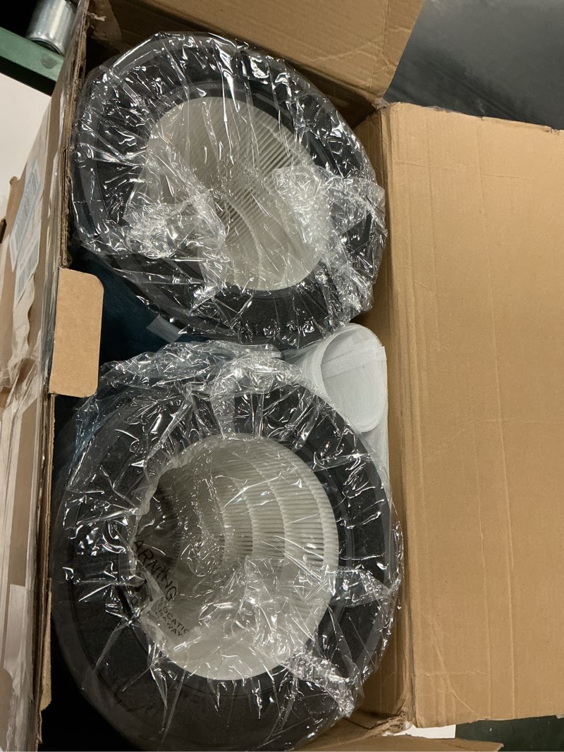 Condition photo showing New/Like New for 2 Pack HP301 HP302 Replacement Filter Compatible with Shark HP300 Series &HC502 Air Purifier MAX,HP200 Series Air Puri-fier MAX, 3-in-1 H13 Grade True HEPA Filter