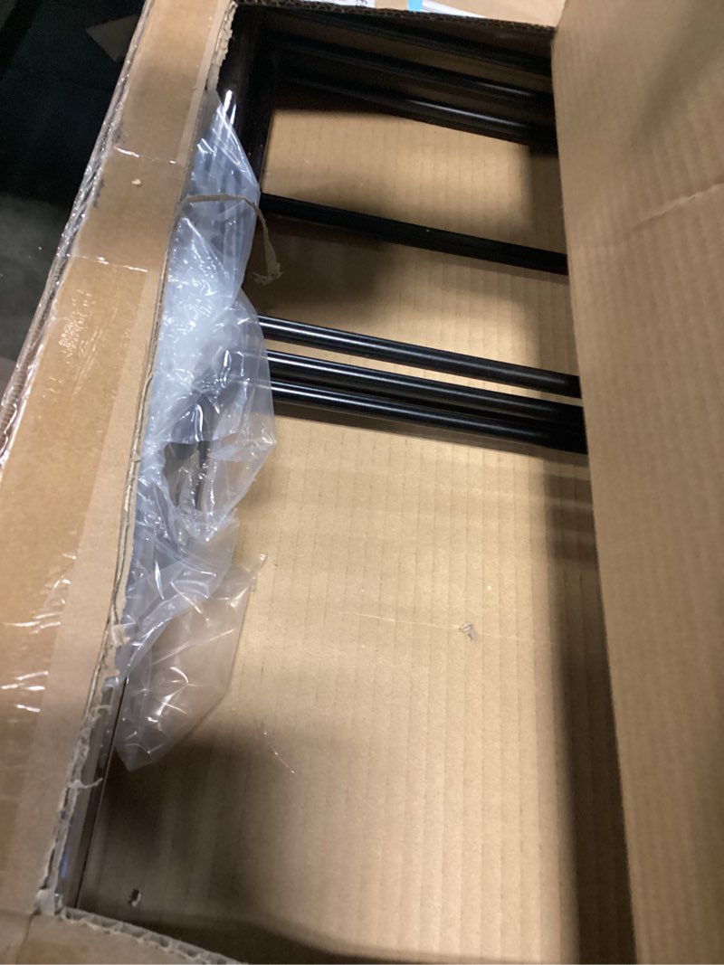 Condition photo showing New/Like New for Amazon Basics Foldable Portable Laundry Drying Rack for Indoor Air Drying Clothing, 14.5 x 29.5 x 41.8 inches (LxWxH), Chrome Silver