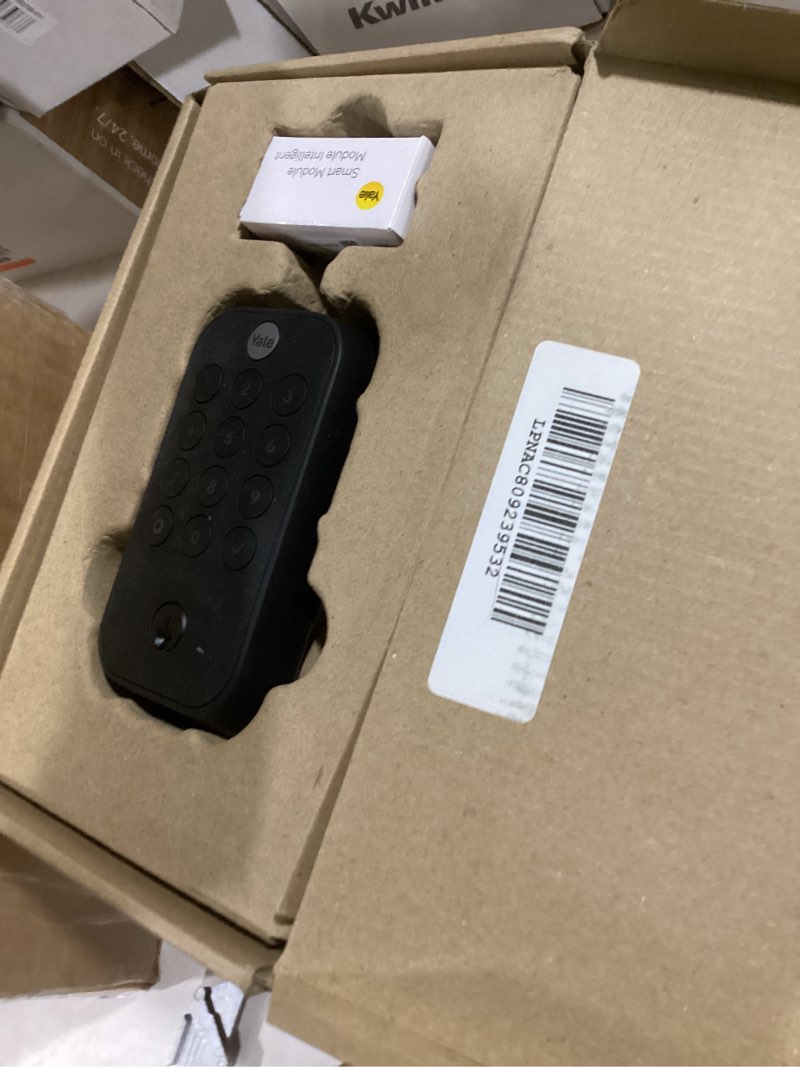 Condition photo showing Good Condition for Yale Assure Lock 2 Deadbolt, Black Suede Keypad Code Door Lock with Z-Wave and Back-Up Key for Front or Back Entry Door, YRD410-ZW2-BSP Black Suede Keyed