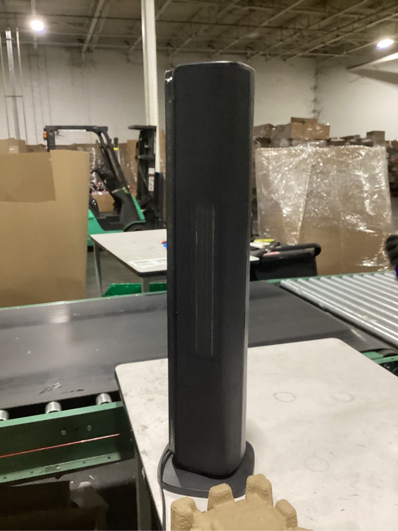 Condition photo showing Good Condition for PELONIS 30'' Ceramic Tower Space Heater with Adjustable Thermostat for Large Room, 4 Heat Settings, ECO Mode, Remote Control & 24H Timer, Overheat Protection, Oscillating Tower Heaters for Indoor Use
