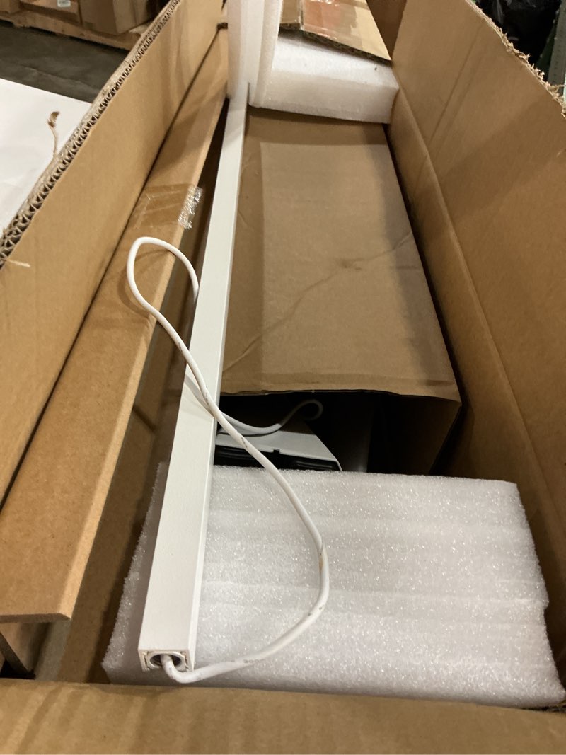 Condition photo showing Good Condition for EDISHINE LED Corner Floor Lamp, New Gesture Control Dimmable Corner Light with Remote Control, 3000K-6000K Eye Caring Standing Lamp, Modern Minimalist Lit Lamp for Bedroom, Living Room, Office, White