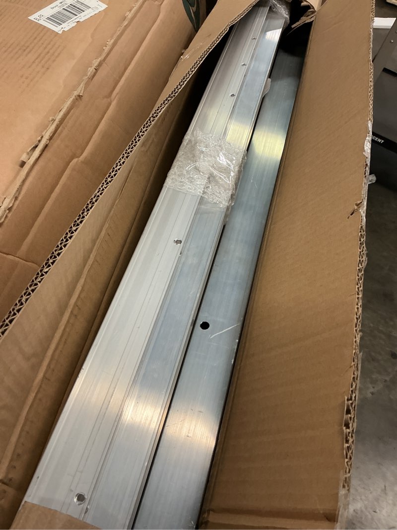 Condition photo showing As Is for MaxxHaul 50945 Aluminum Hitch Mount Wheelchair/Mobility Carrier – 50" x 29.5" Cargo Basket with 47" Ramp – 500 lb Capacity – Fits RVs, Trucks, SUVs, Vans, Cars – Includes Hitch Tightener