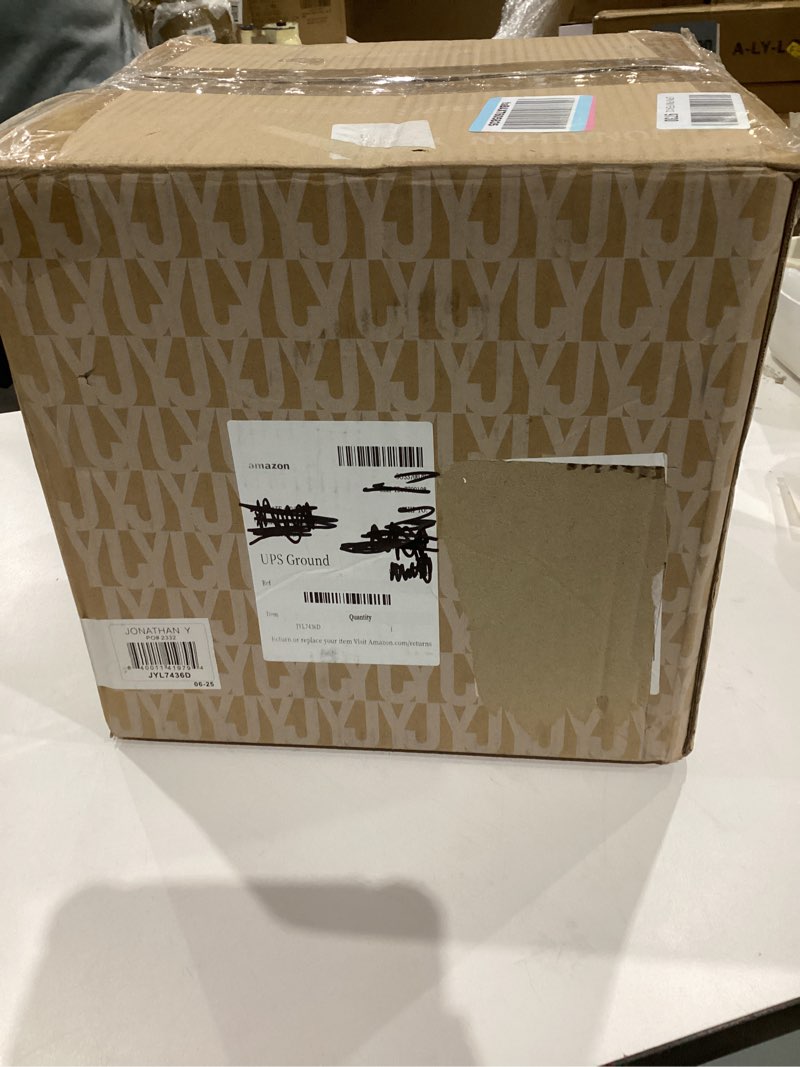 Condition photo showing New/Like New for JONATHAN Y JYL7436D Pagoda Lantern Dimmable Adjustable Metal LED Pendant Classic Traditional Farmhouse Dining Room Living Room Kitchen Foyer Bedroom Hallway, 12 in, Oil Rubbed Bronze/Brass Gold 12" Oil Rubbed Bronze/Brass Gold