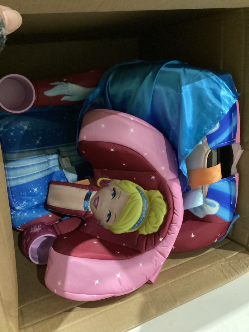 Condition photo showing Good Condition for kidsembrace 2-in-1 car seat | forward-facing harness (26.5–65 lbs) & booster mode (40–100 lbs) | latch | premium fit with multi-position headrest, harness & recline - disney cinderella (pink)
