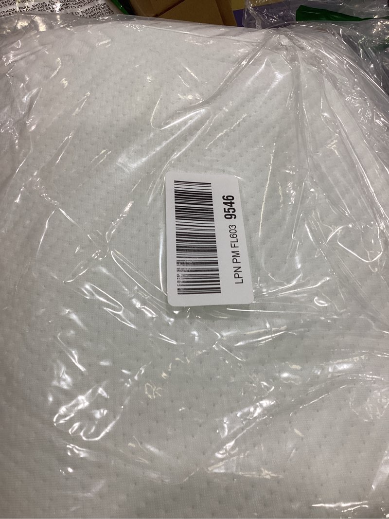 Condition photo showing As Is for Bluewave Bedding Super Slim Gel Memory Foam Pillow for Stomach and Back Sleepers - Thin, Flat Design for Cervical Neck Alignment and Deeper Sleep (3.25-Inches Height, Standard Size) 3.25"H Super Slim (Standard)