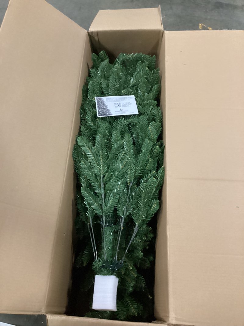 Condition photo showing Good Condition for national tree company artificial christmas tree includes stand fraser fir slim - 7 ft