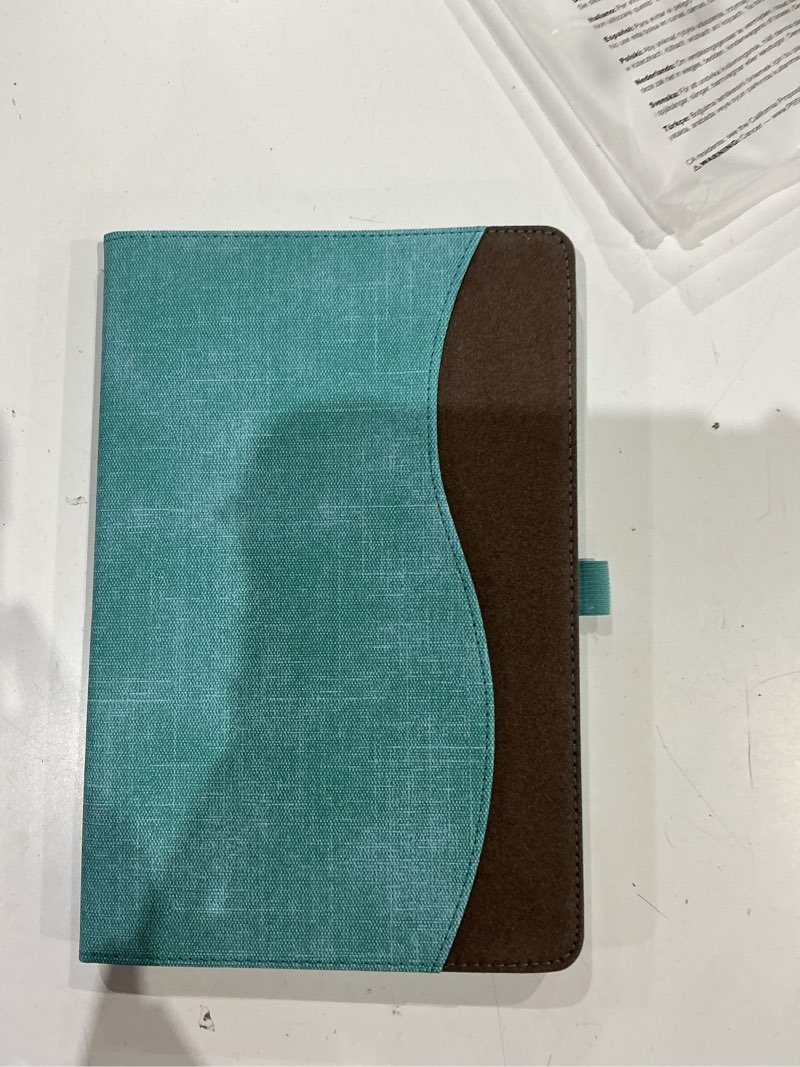 Condition photo showing Good Condition for fintie case for samsung galaxy tab a11+ plus 11 inch 2025/ a9+ plus 2023, multi-angle viewing smart stand back cover with pocket auto wake/sleep, turquoise