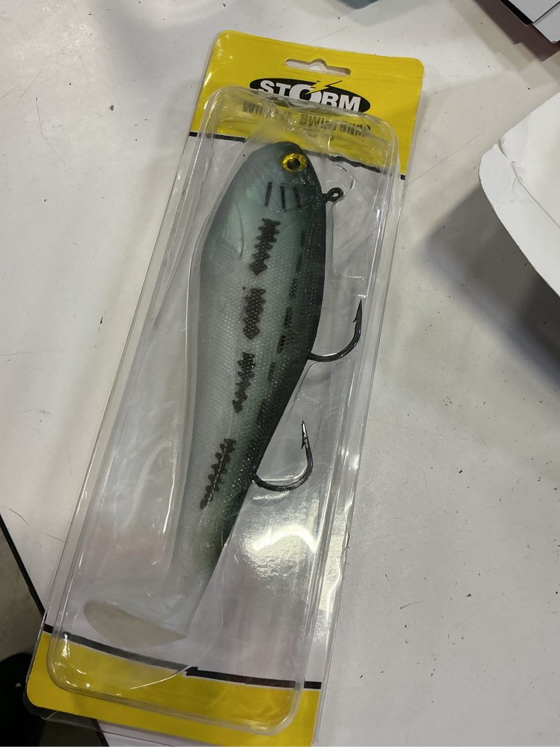 Condition photo showing New/Like New for storm wildeye swim shad 9” baby bass
