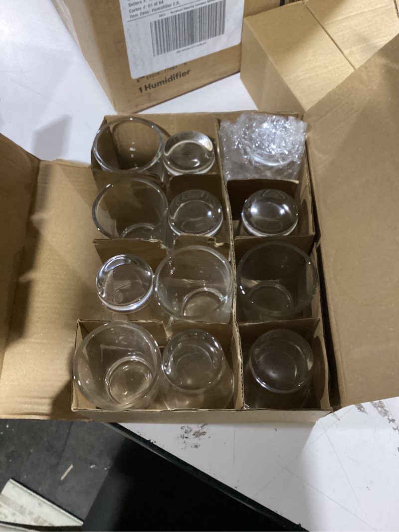 Condition photo showing As Is for 4 packs of 12 , 1 pa of 11clear glass votive/candle holders 2.1\\\" x 2.5\\\" (12 pack) vot-083k
